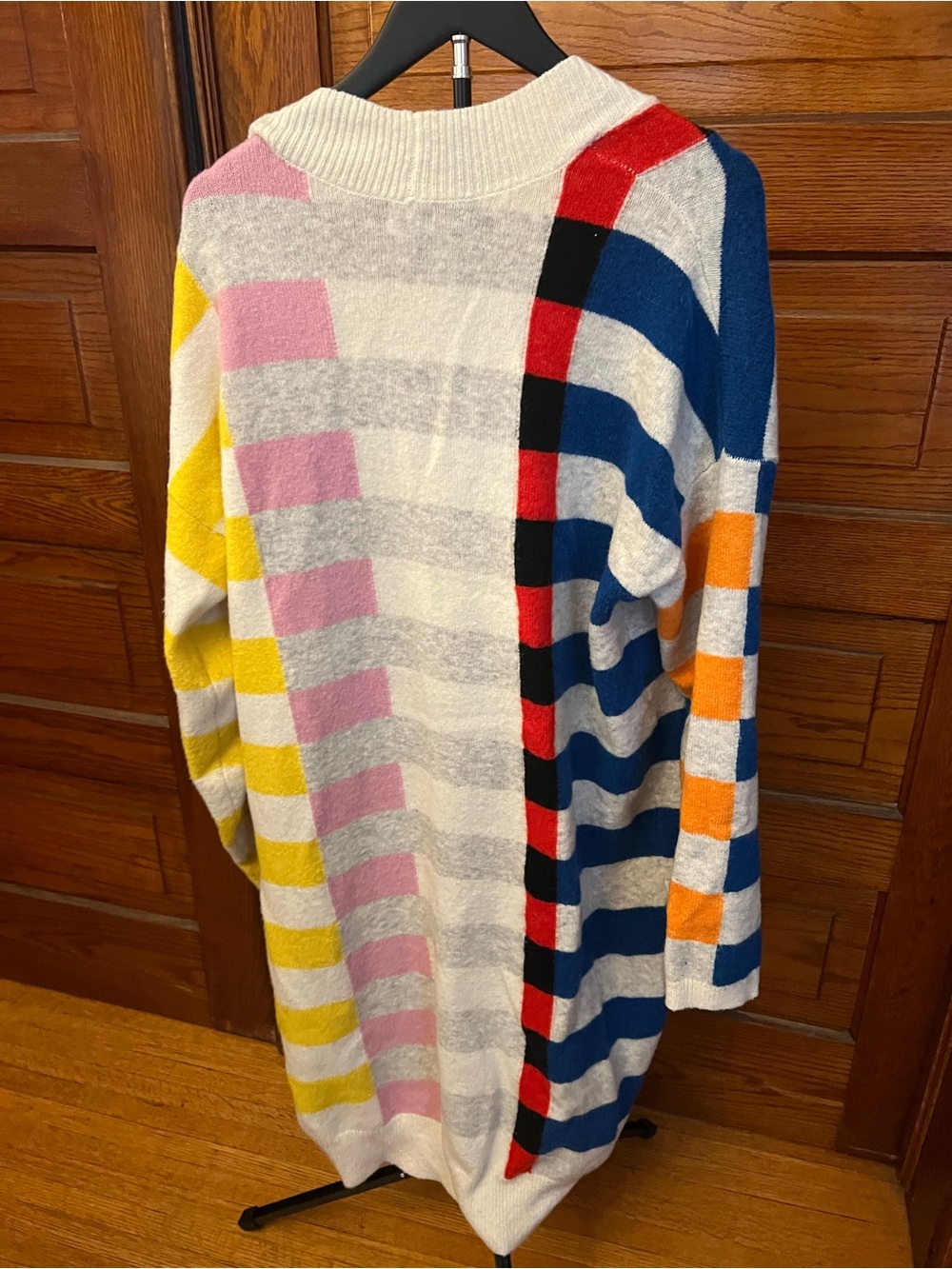 Lego Target Women’s Striped Open Long Cardigan - Picture 4 of 4